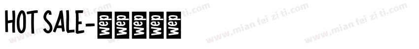 HOT SALE字体转换